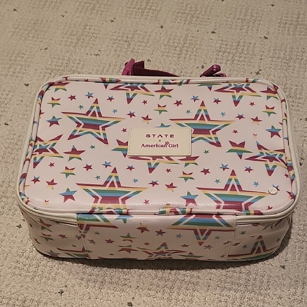 American Girl Multicolor Star Print Case